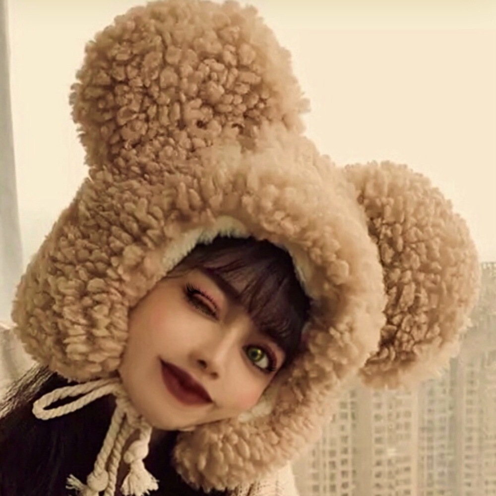 Women’s Hood - Teddy Bear (Camel)